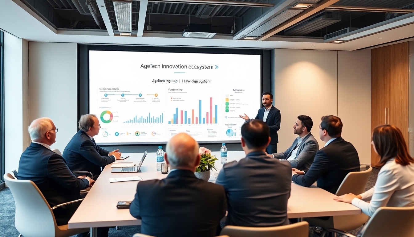 産官学金連携で実現するAgeTechのイメージ