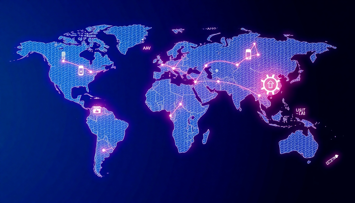 世界各国のエイジテック先進事例を示すグローバルマップ