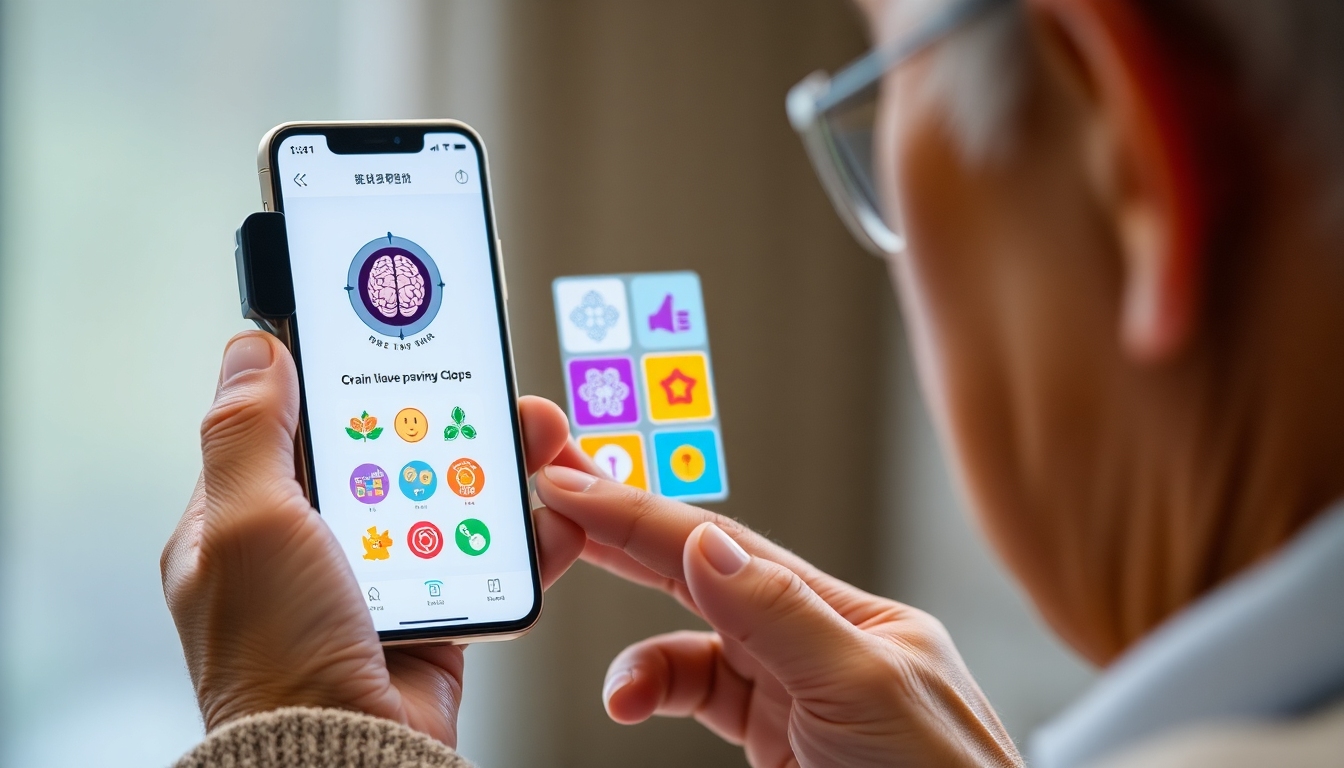 認知症予防AIアプリBrainFit Proを使用する高齢者のイメージ